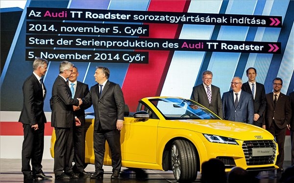 Orbán: Magyarország elképzelhetetlen az Audi nélkül