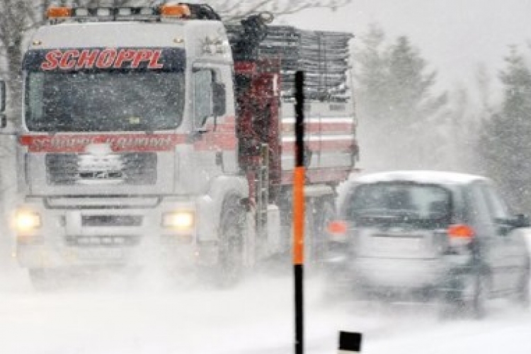 Havazás – Nem közlekedhetnek a teherautók Sümeg és Lesencetomaj között sem