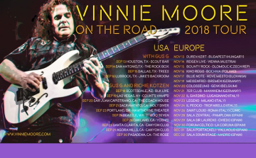 Először lép fel Budapesten Vinnie Moore, az UFO gitárosa