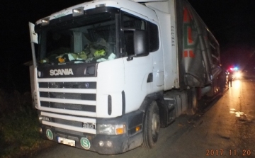 Elfutott az ellenőrök elől egy kamionsofőr Zalában